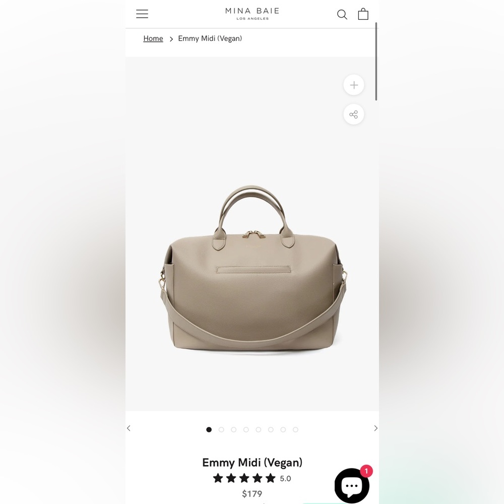 Mina Baie diaper bag